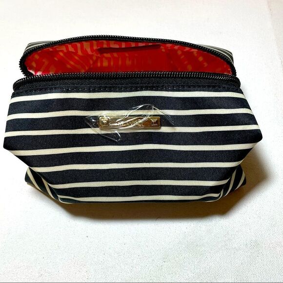 Stella & Dot striped poof pouch - Picture 1 of 9